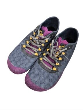 Merrell Womens Vapor Glove 3 Purple and Gray Shoes